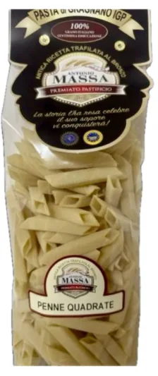 Penne Quadrate Pasta di Gragnano IGP Pastificio Massa
