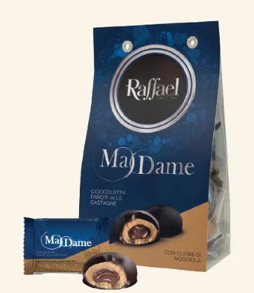 Cioccolatini farciti crema di castagne Raffael