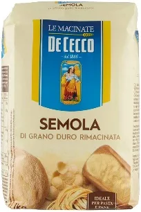 Semola di Grano Duro Rimacinato De Cecco