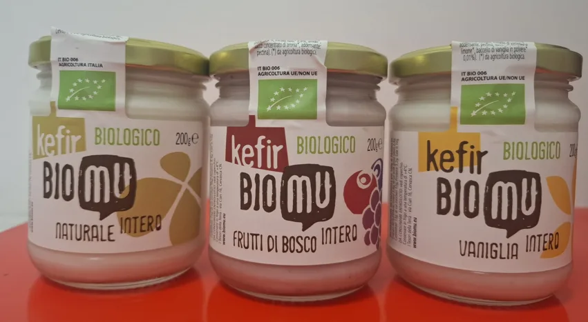Kefir Bio Vaniglia Intero Biomu Yogurt
