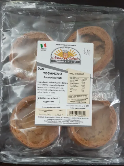Pane biscottato Tegamino Nonno Antonio Tarallificio