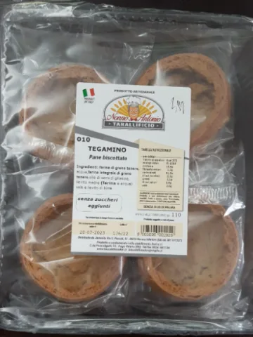 Pane biscottato Tegamino Nonno Antonio Tarallificio