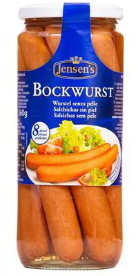 Bockwurst Wurstel Hot Dog solo suino Jensen’S
