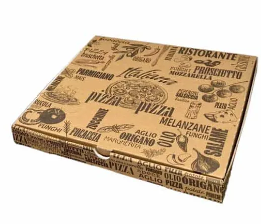 Scatola pizza AVANA chiusura italiana Artepack