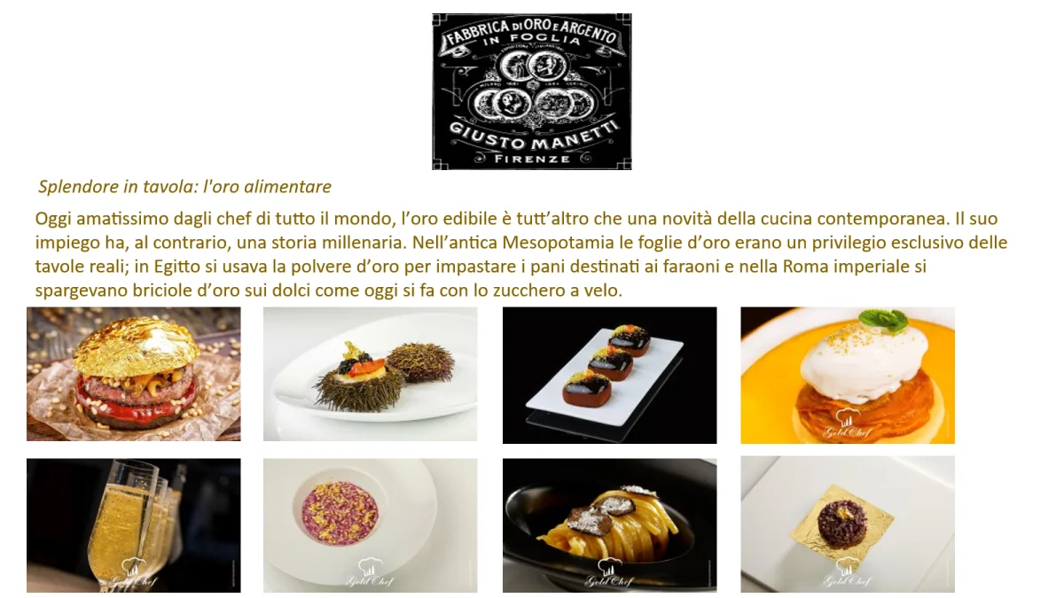 Oro alimentare kt.23