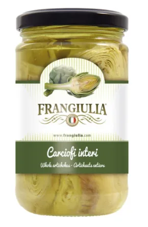 Carciofi a spicchi in olio di semi di girasole Frangiulia