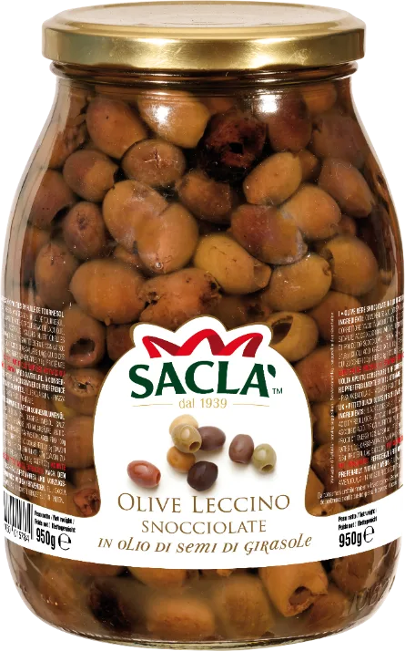 Olive Leccino snocciolate Sacla’