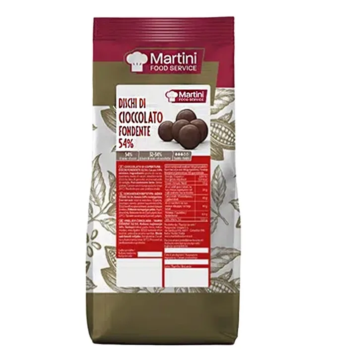 Dischi cioccolato fondente 54% Via delle Arti