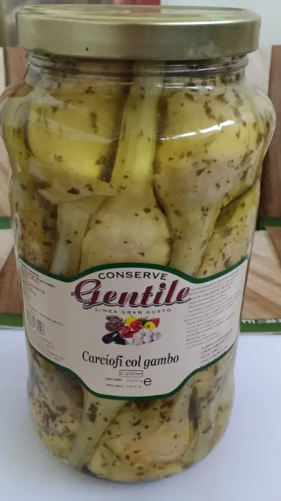 Carciofi interi in olio di girasole Gentile