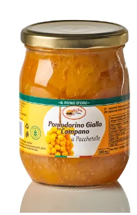 Pacchetelle di Pomodorino del Piennolo del Vesuvio DOP Giallo Sole e Terra