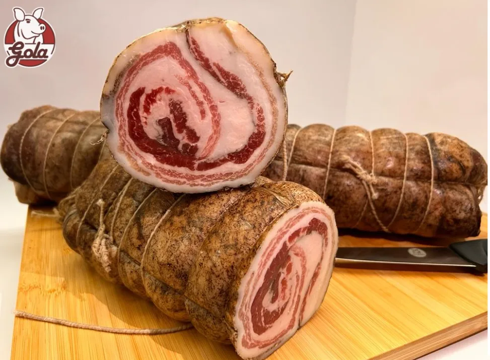 Pancetta arrotolata Gola