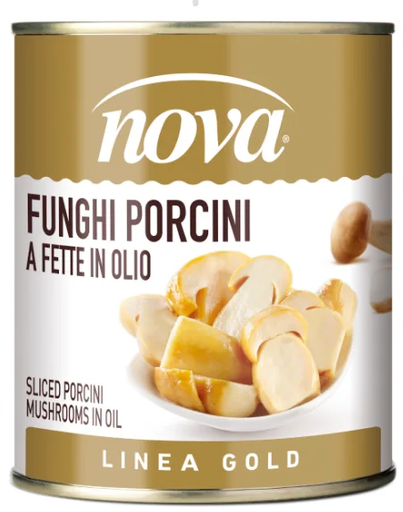Porcini a Fette in Olio – Linea Gold Nova