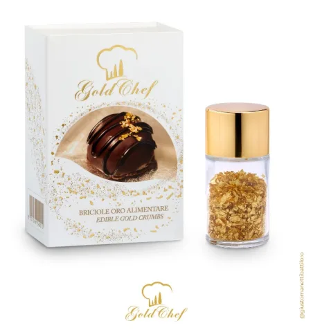 Briciole Argento alimentare kt.23 – Vasetto da 1gr. Oro Alimentare