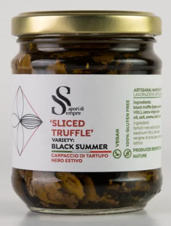Carpaccio di Tartufo nero estivo Delikatesse Tartufi